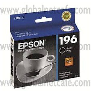 CARTUCHO  T196-120 NEGRO ORIGINAL XP401, WF2512, 2532 100% Nuevo