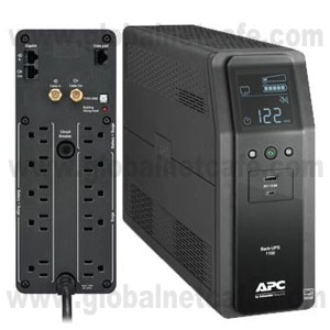   1100VA CON 600WATTS DE CAPACIDAD UPS Y REGULADOR  APC BR1100M2-LM 100% Nuevo