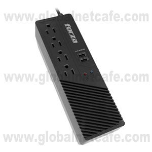   1000VA CON 500WATTS DE CAPACIDAD REGULADOR FORZA (4TOMAS+2USB) FVR-1011IUSB 100% Nuevo