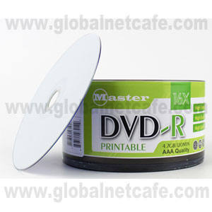 PAQUETE DE 10 DVD-R IMPRIMIBLES 16X 4.7GB 100% Nuevo