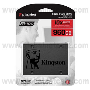 DISCO DURO  960GB  SATA6 SSD 2.5 KINGSTON A400 100% Nuevo