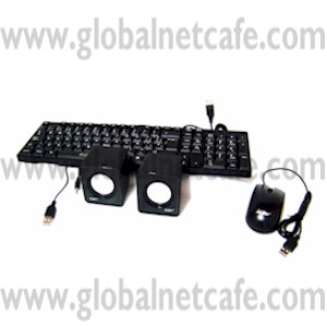 TECLADO+MOUSE+BOC USB AGI-9880 AGILER 100% Nuevo