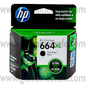 #664XL HP NEGRO ORIGINAL 100% Nuevo