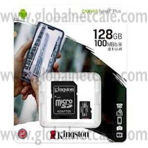 MEMORIA  MICROSD 128GB  KINGSTON CLASE 10 100% Nuevo