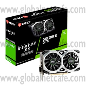 TARJETA DE VIDEO  4GB MSI GF GTX1650 VENTUS DDR6, HDMI, DISPLAY PORT 100% Nuevo