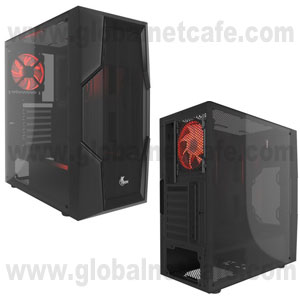 CASE GAMING XTECH PHOBOS (NO FUENTE) 1 VENTILADOR 100% Nuevo