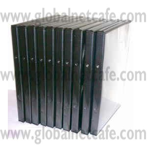 10 ESTUCHES EN FORMA DE LIBRO 14MM PARA CD, DVD 100% Nuevo