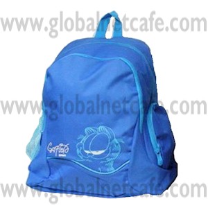 MOCHILA GARFIELD AZUL 100% Nuevo