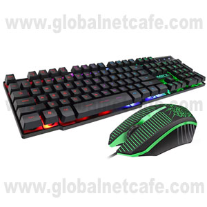 TECLADO+MOUSE USB GAMING IMICE M-860 LUMINOSO 100% Nuevo