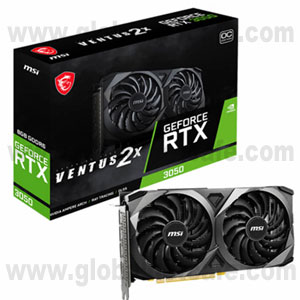 TARJETA DE VIDEO  8GB GF RTX3050 VENTUS GDDR6, HDMI, DISPLAY PORT 100% Nuevo