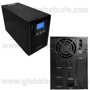   1000VA CON 800WATTS DE CAPACIDAD UPS Y REGULADOR  POWERBOX (4TOMAS) 220V INTERACTIVO 100% Nuevo