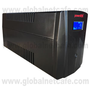 1200VA, 720WATTS UPS Y REGULADOR  POWERBOX PB12006LCD-USB (6TOMAS) 100% Nuevo