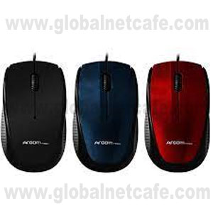 MOUSE USB ARGOM MS-001 AZUL,ROJO,NEGRO 100% Nuevo