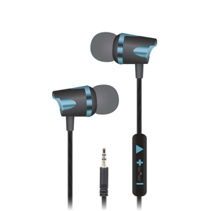 AUDIFONO IN-EAR UNNO TEKNO HS7206BK 3.5MM SOULBUDS AZUL 100% Nuevo