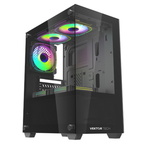 CASE GAMING VEKTORTECH SGM-680 MINI TORRE NEGRO (NO FUENTE) 100% Nuevo