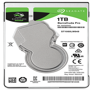 DISCO DURO 2.5" 1TB SEAGATE BARRACUDA PRO 7200RPM 100% Nuevo