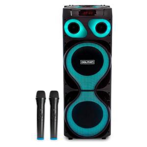 BOCINA DOLPHIN SP-2150RBT X-BASS DUAL 12" BLUETOOTH 120W NEGRO + 2 100% Nuevo
