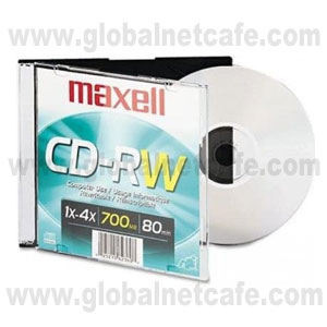 CD MAXELL REGRABABLE 1X-4X CON CAJA 100% Nuevo