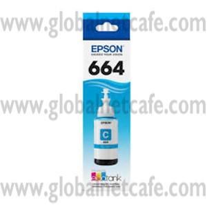 TINTA  T664220 ORIGINAL AZUL L200, L210, L350, 355, 375, 1300 (70ML) 100% Nuevo