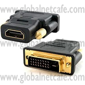 CONVERTIDOR DE DVI-D MACHO A HDMI HEMBRA 100% Nuevo