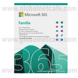 OFFICE 365 (ANUAL) FAMILIA DESCARGA 6USUARIO, 5 DISPOSITIVOS 100% Nuevo