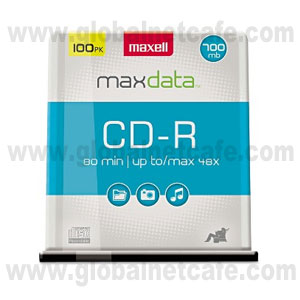 CD MAXELL REGRABABLE TORRE 25CDS 100% Nuevo
