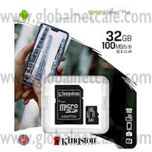 MEMORIA  MICROSD  32GB  KINGSTON CLASE 10 100% Nuevo