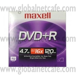 DVD+R MAXELL 8X 4.7GB, 120MINS 100% Nuevo