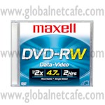 DVD-RW MAXELL 2X 4.7GB 100% Nuevo