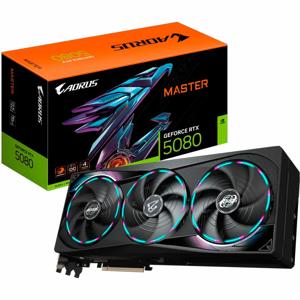 TARJETA DE VIDEO  16GB GDDR7 GIGABYTE AORUS GEFORCE RTX 5080 MASTER HDMI DP 100% Nuevo
