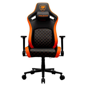 SILLA GAMING COUGAR DEFENSOR NEGRO NARANJA 100% Nuevo