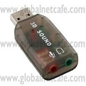 Global Net Cafe Guatemala - Tarjeta de sonido USB 7.1 canales Q98 Tarjeta  de sonido externa USB 2.0 12Mbps de velocidad, se conecta a cualquier USB,  se instala automaticamente, entrada para sonido